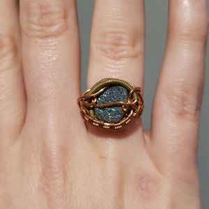 Wire wrapped ring